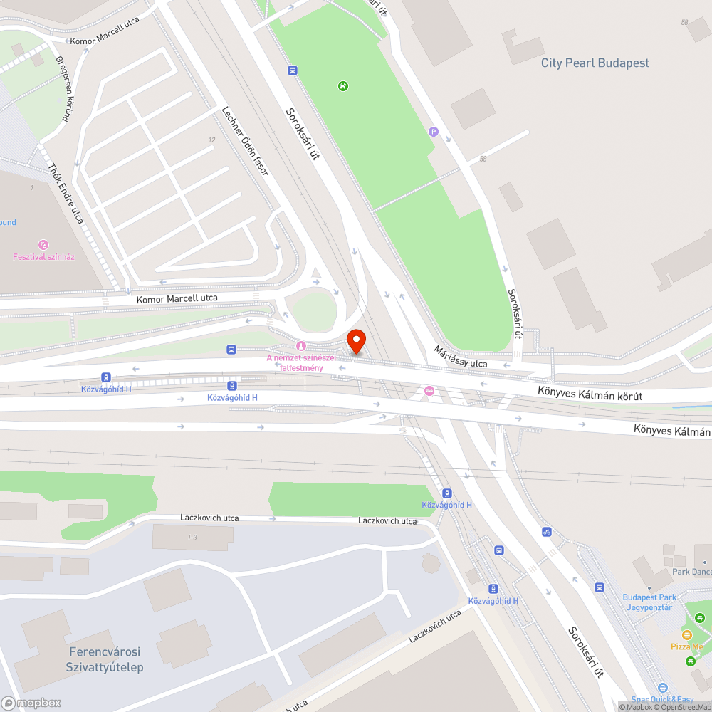 Undorító feljáró az 1-es villamosnál bejelentés helye