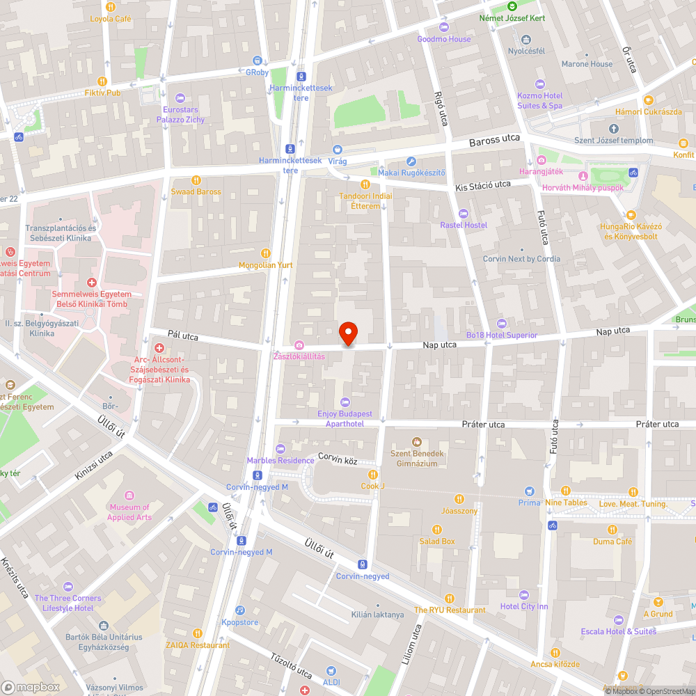 Sitt az utcán bejelentés helye