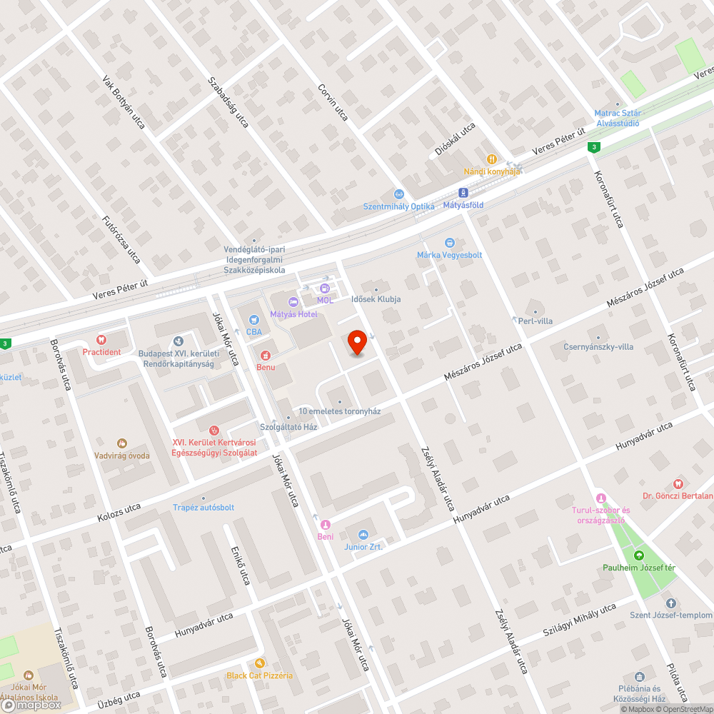 Nejlonborította fák bejelentés helye