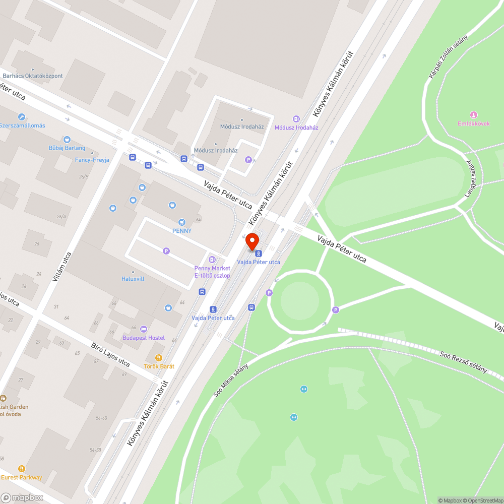 Szemét a villamosmegálló melletti cserjés területen bejelentés helye