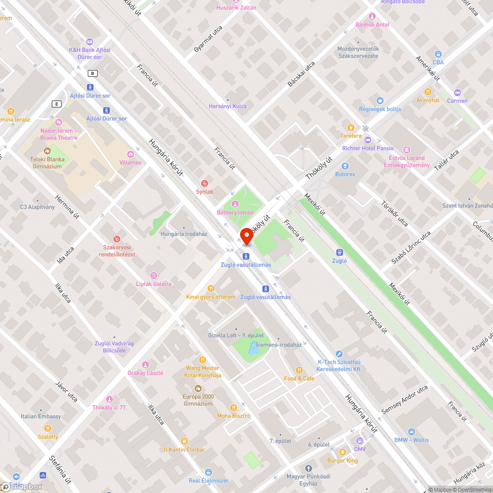 IV zugló vasútállomás megálló graffitis bejelentés helye