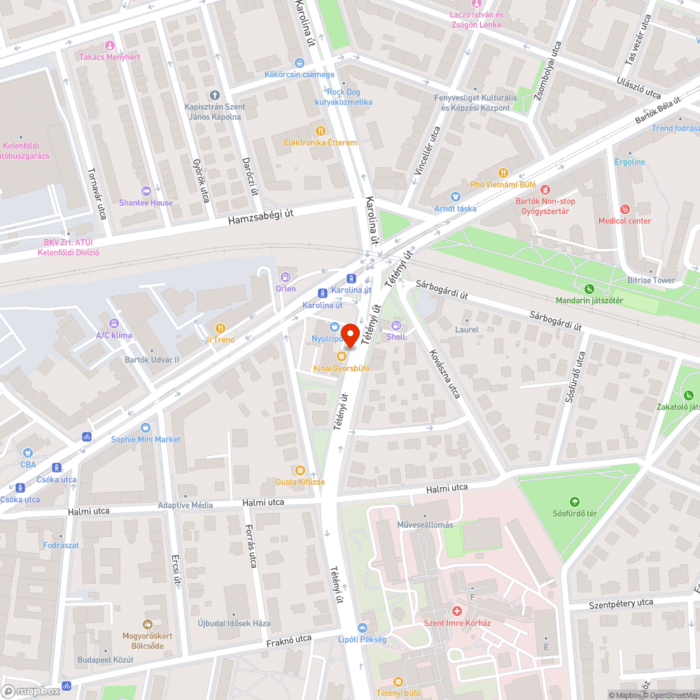 Tétényi út = Hungaroring bejelentés helye