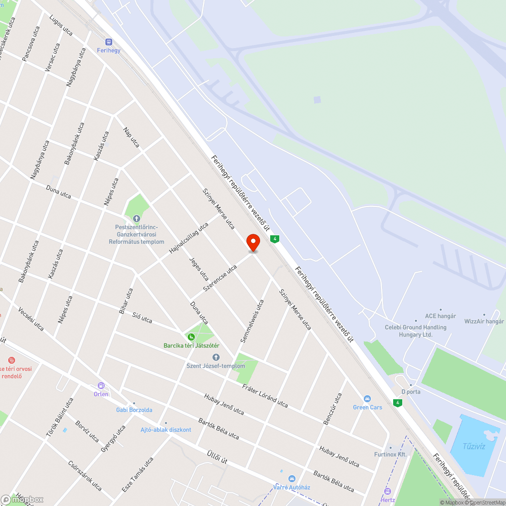 XVIII kerület parkolás Szinyei Merse utca bejelentés helye