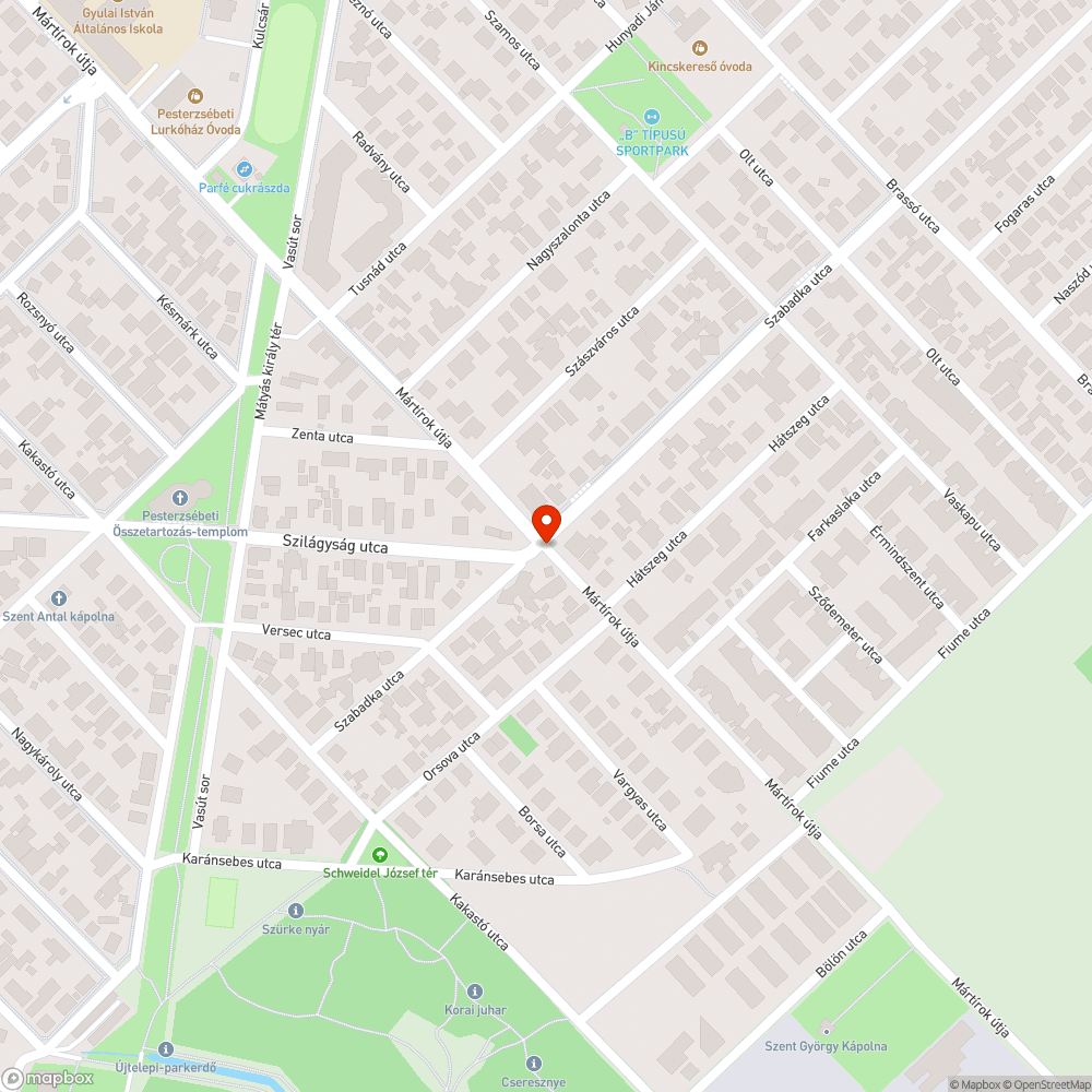 Túl magas fekvőrendőr bejelentés helye