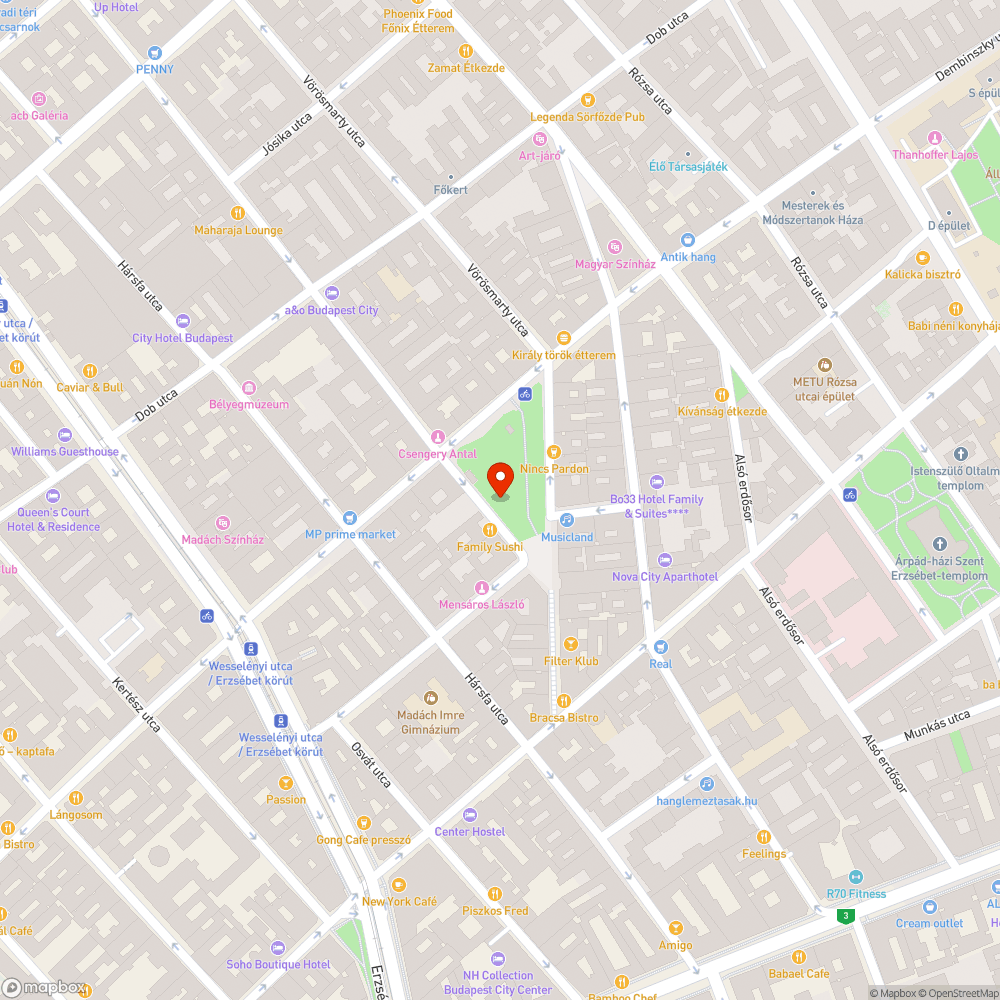 Járdára parkolás bejelentés helye