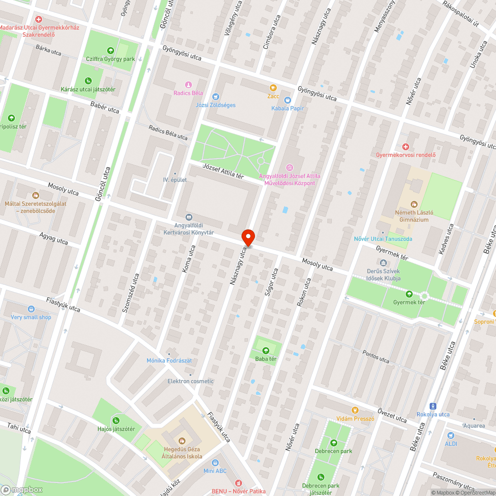 sok roller bejelentés helye