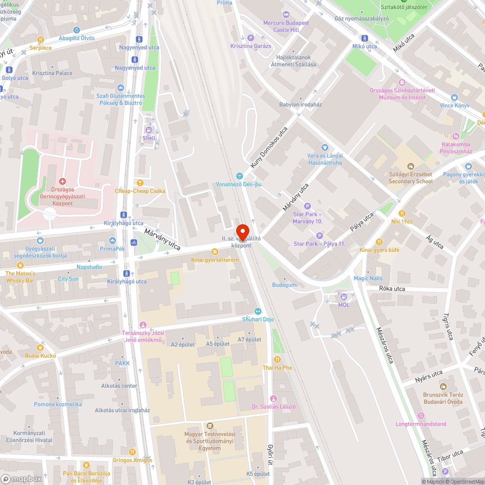 Hiányzó járdaburkolat bejelentés helye