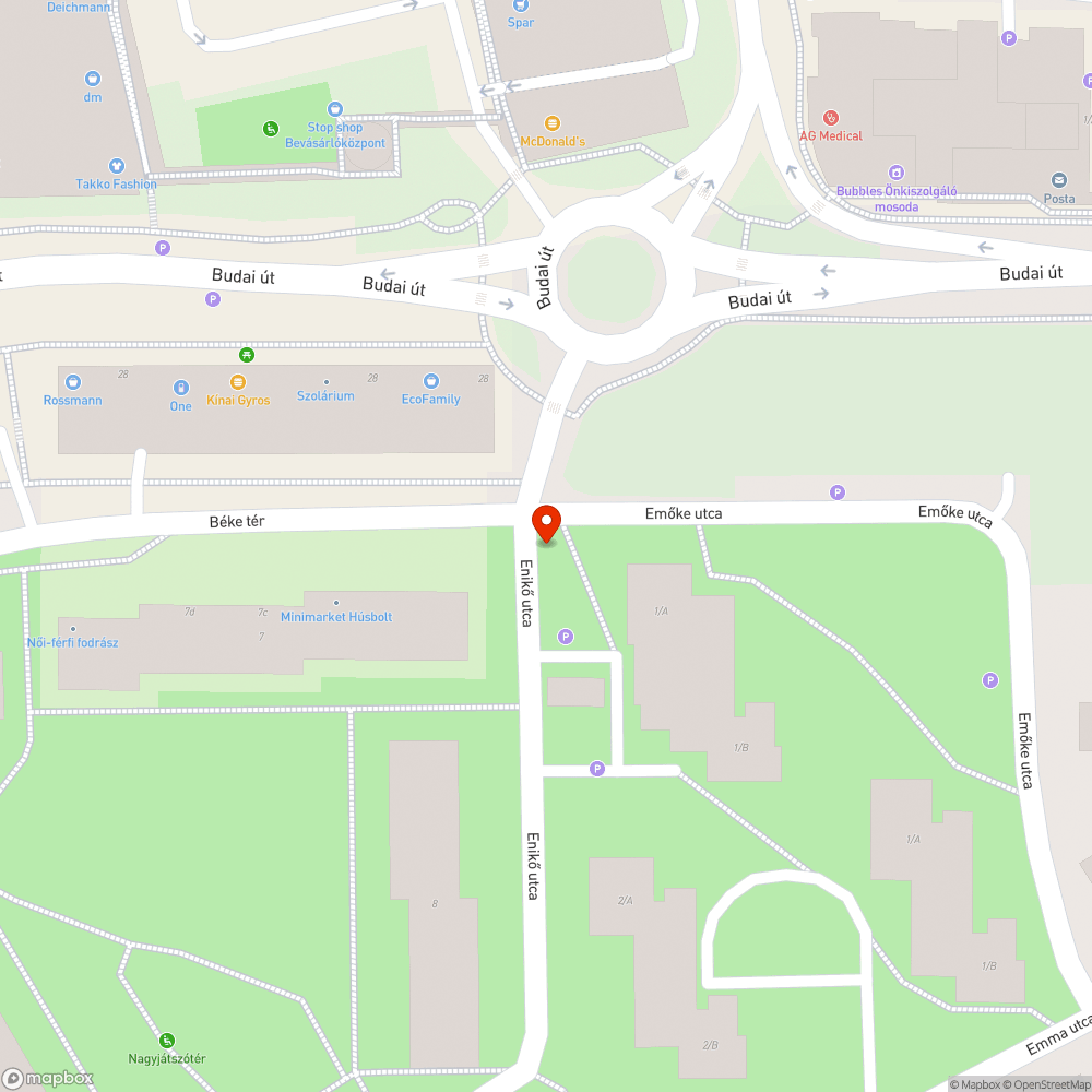 Járdán parkolás bejelentés helye