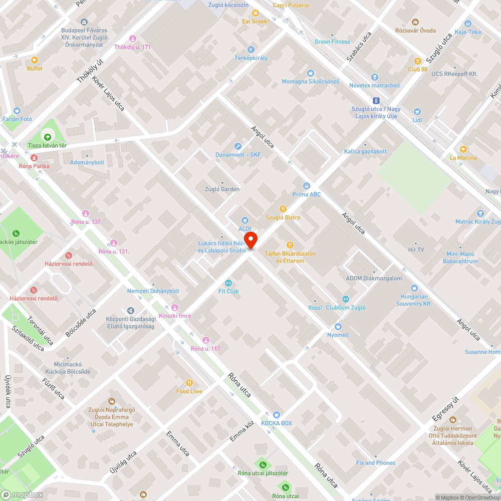 Lekopott zebra bejelentés helye