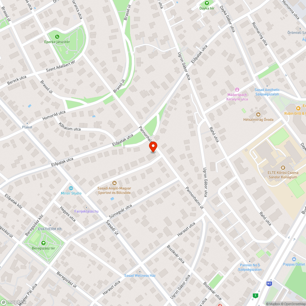 Kavics a járdán bejelentés helye