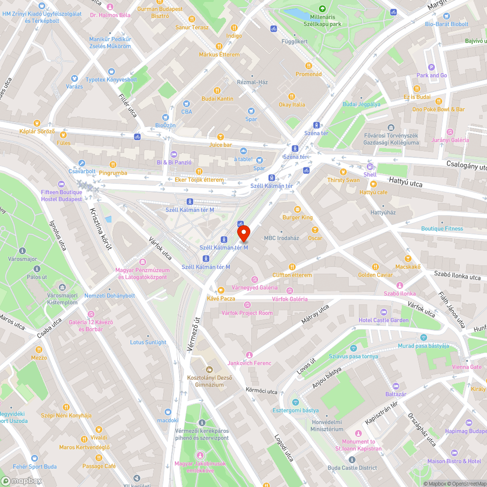 Hiányzó fák a Vérmező utcán bejelentés helye