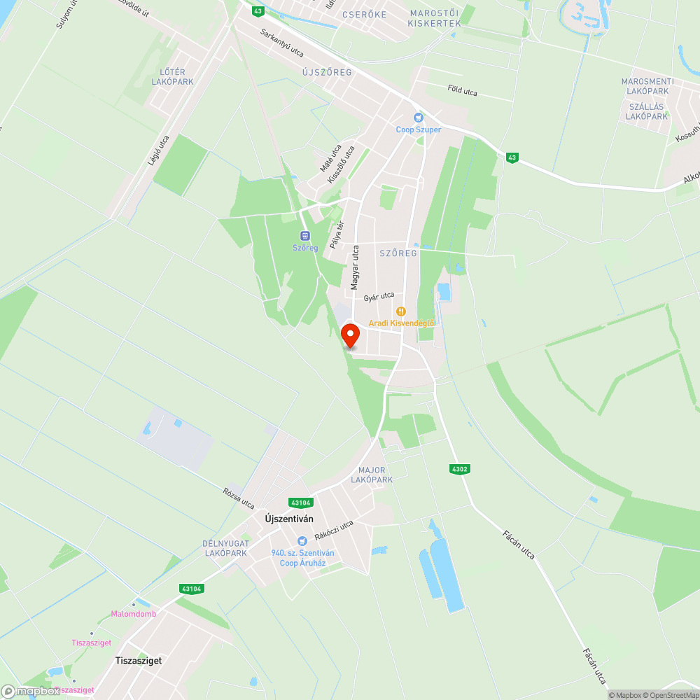 Törött kuka bejelentés helye