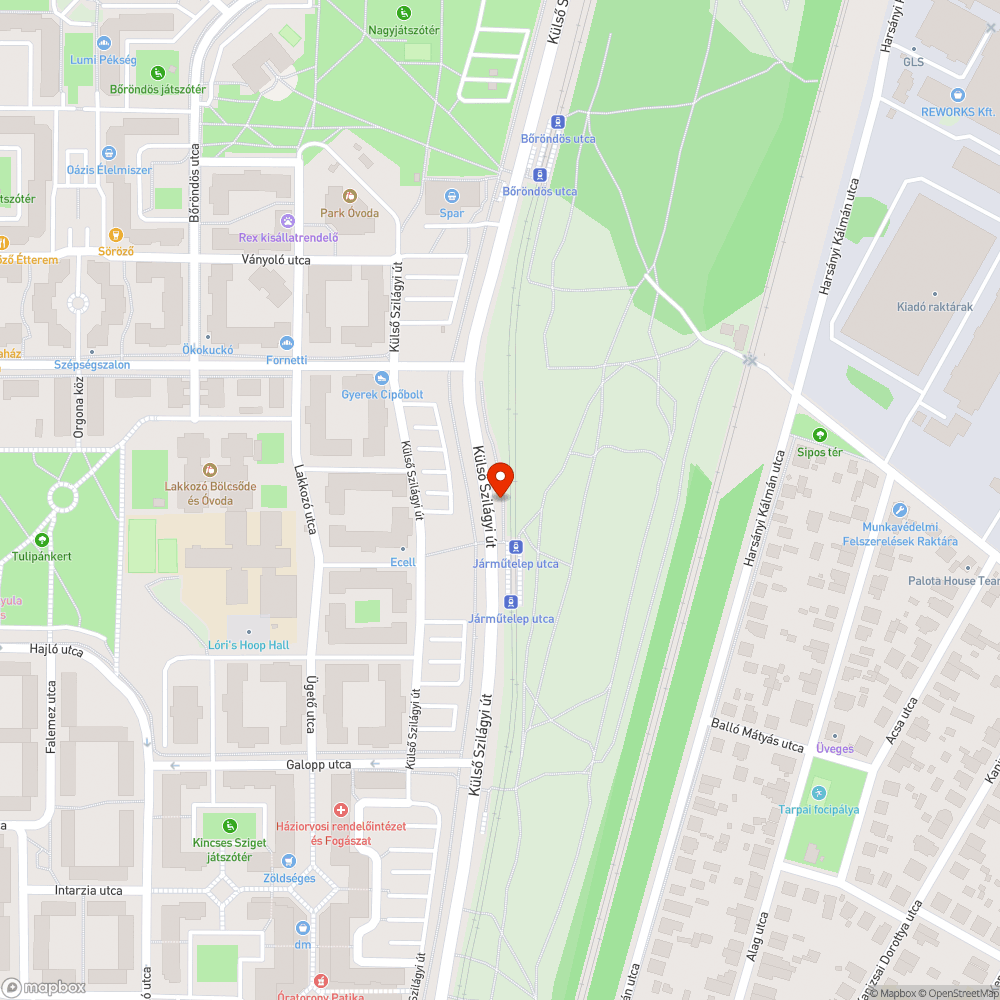 Védőkorlát kifordítva a helyéről bejelentés helye