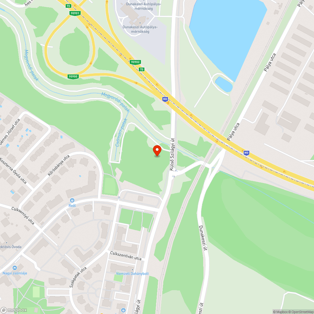 Fedlap mellett lyuk bejelentés helye