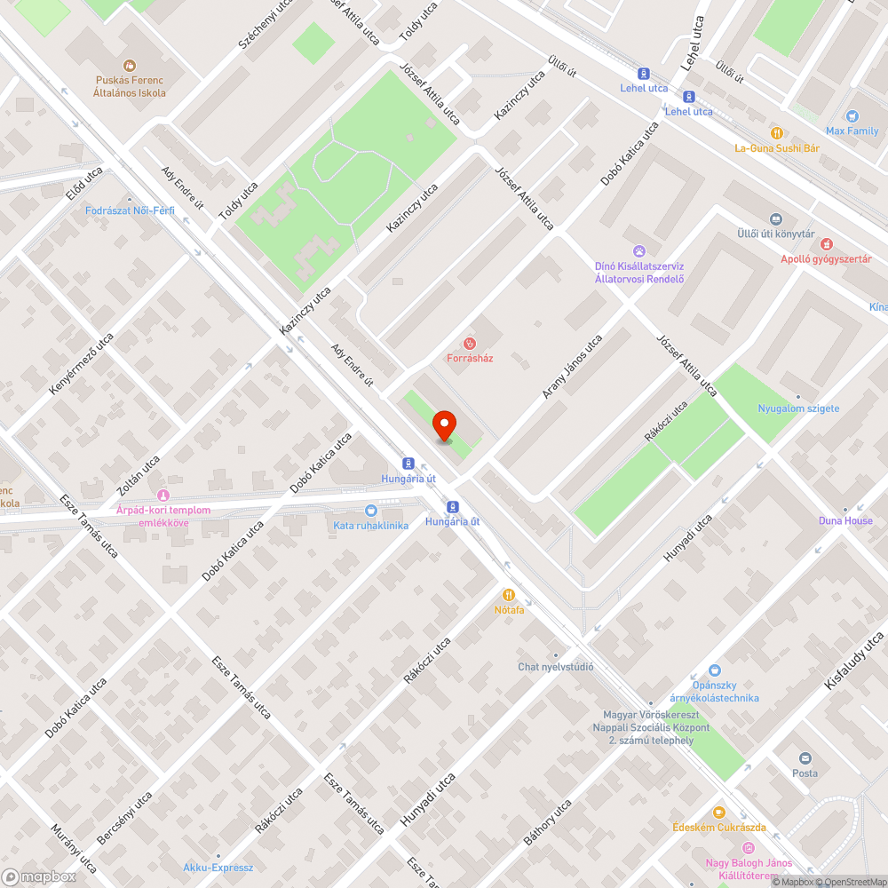 Elhagyott Ducato bejelentés helye