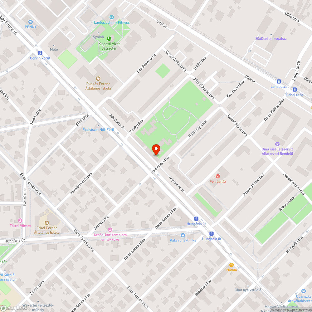 Elhagyott Opel bejelentés helye