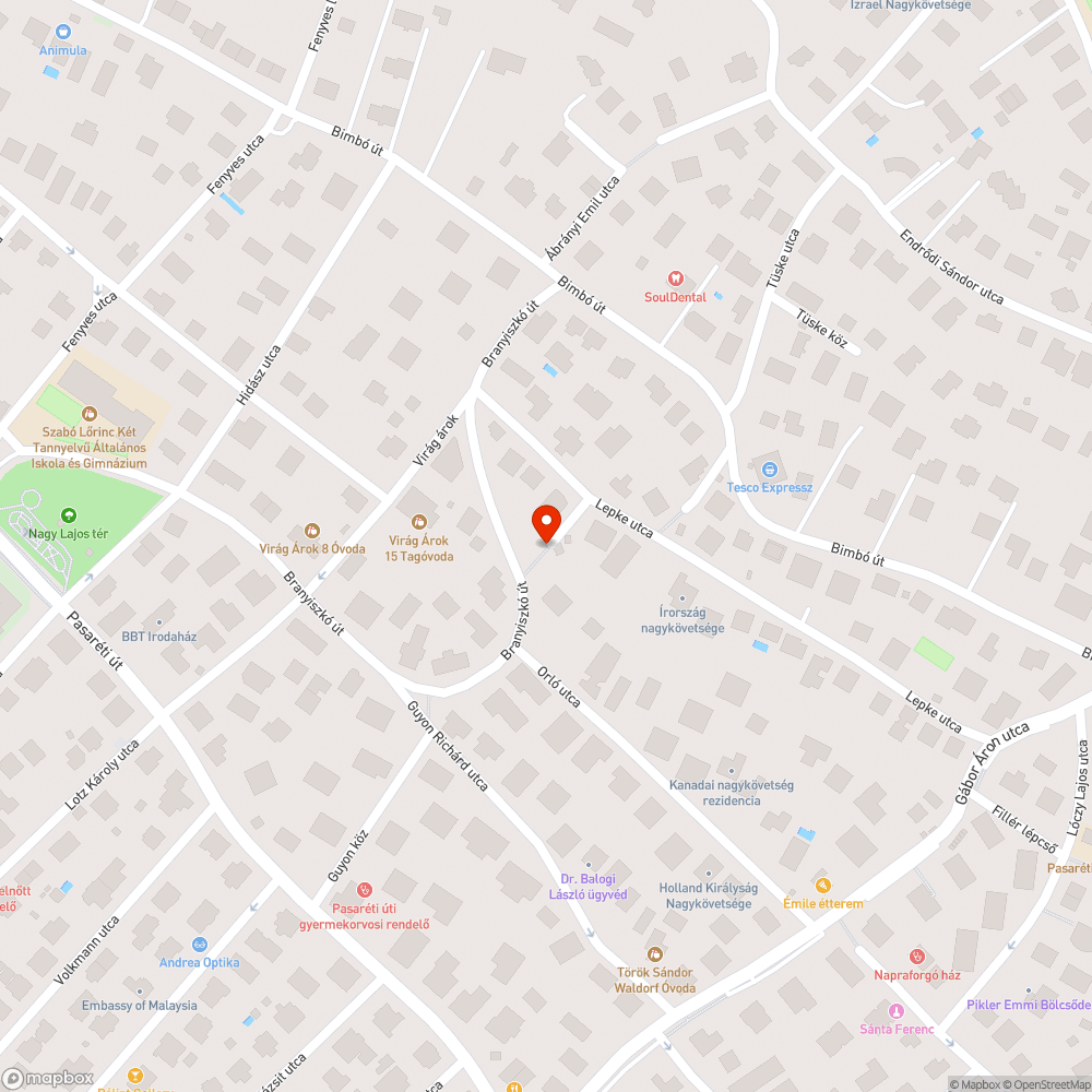 Törött korlát bejelentés helye