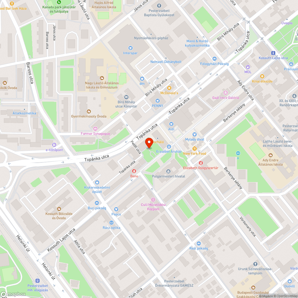 Környezettudatosság pesterzsébeti módra bejelentés helye