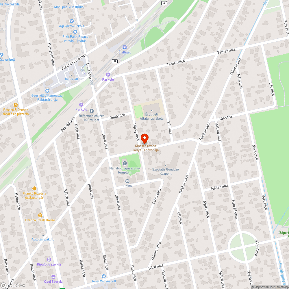 Hiányzó vízelvezetés bejelentés helye