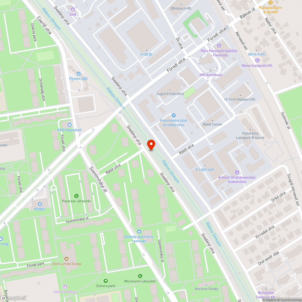 Roncs bejelentés helye