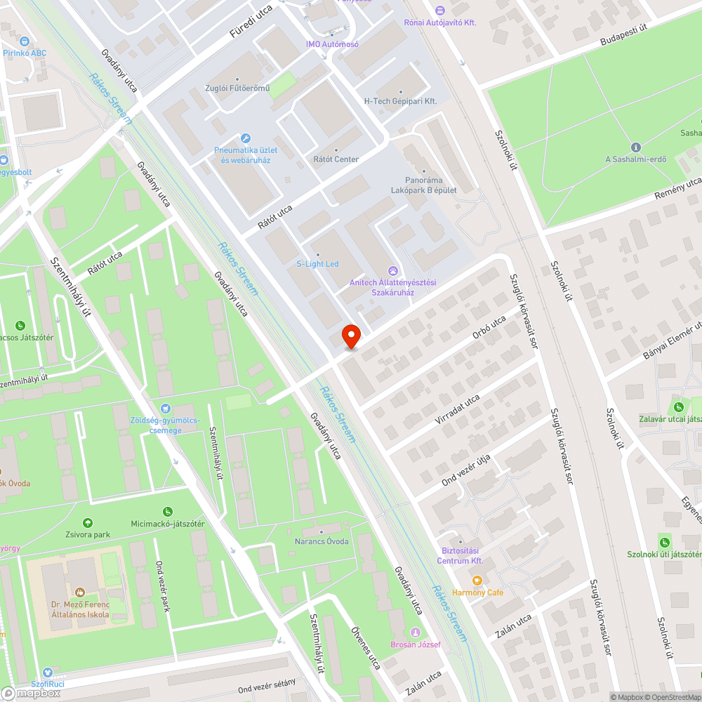 Roncs bejelentés helye