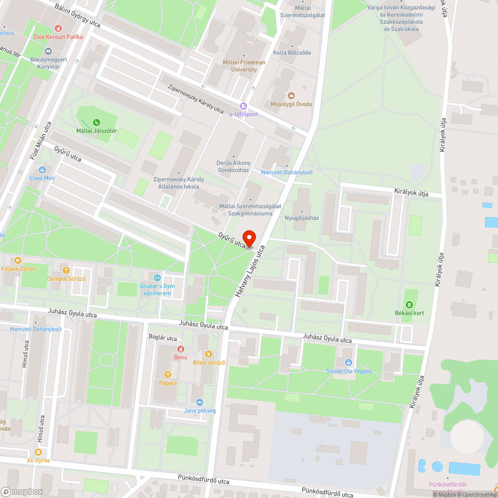 Graffitis utcanévtábla bejelentés helye