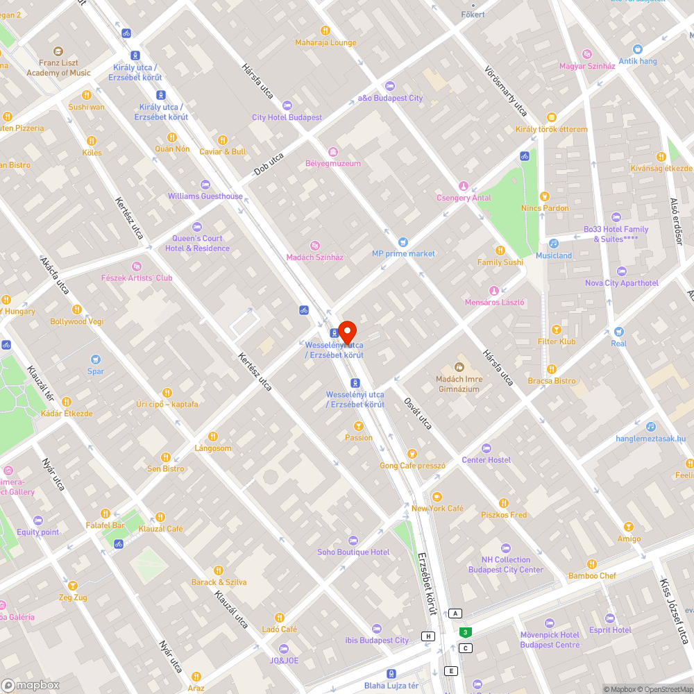 Döglött galamb bejelentés helye