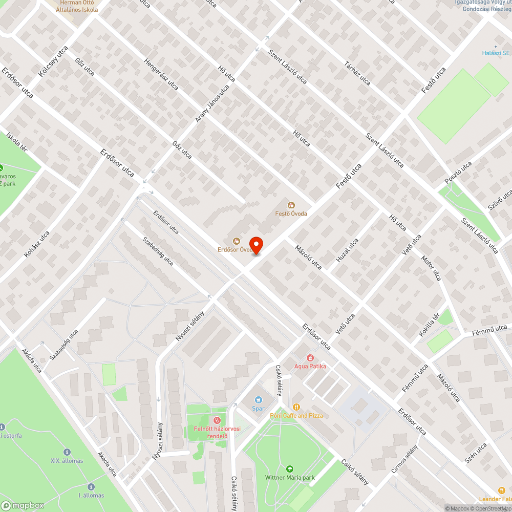 Áll a víz a járdán bejelentés helye