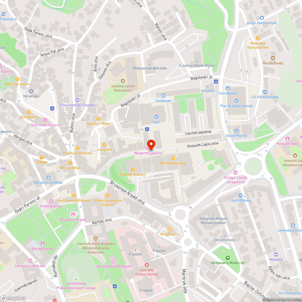 Nem működő közvilágítás a Kossuth utcán bejelentés helye