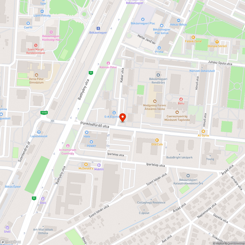 MHU-704 bejelentés helye