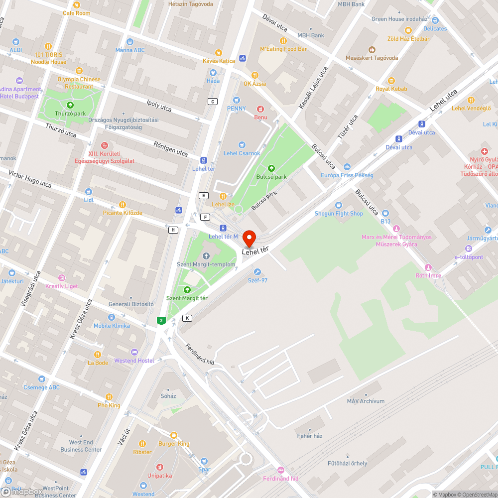 Nem akadálymentesített átkelőhely bejelentés helye