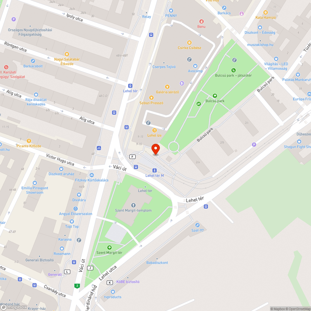 Graffitis bakk bejelentés helye