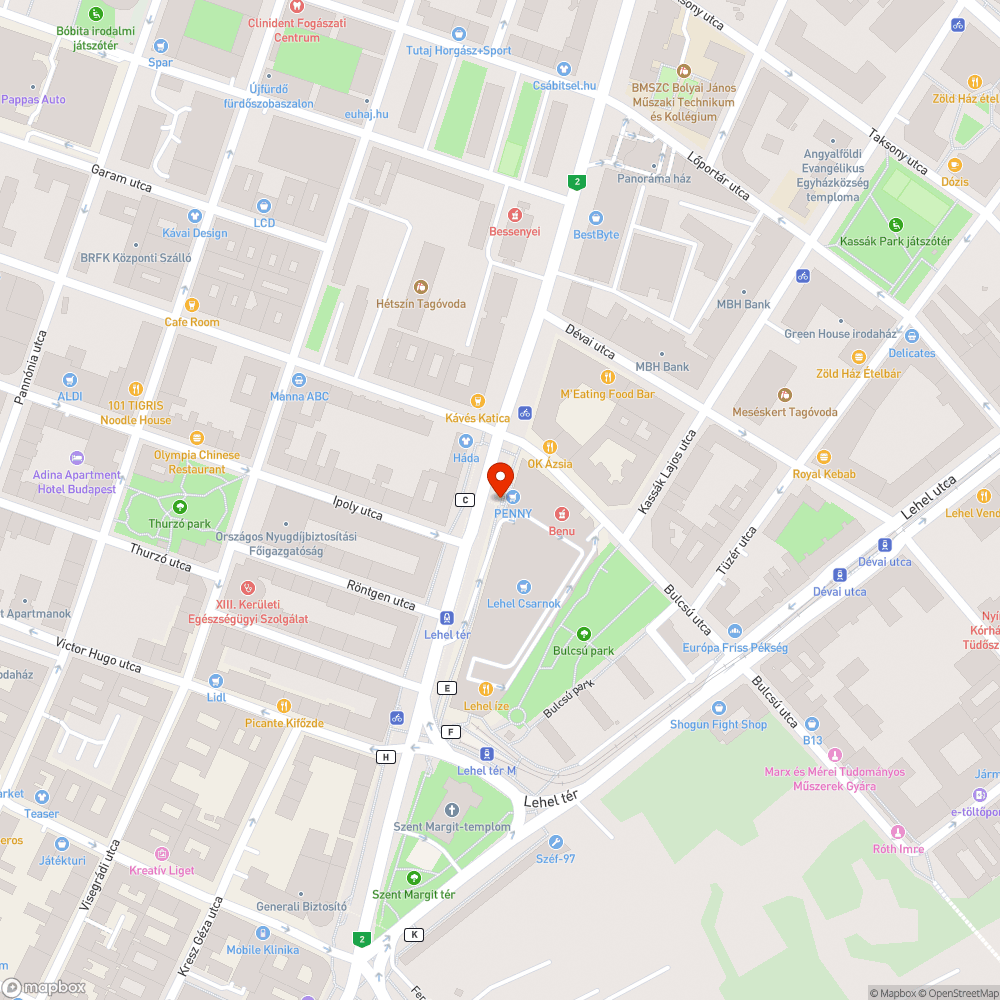 Graffiti bejelentés helye