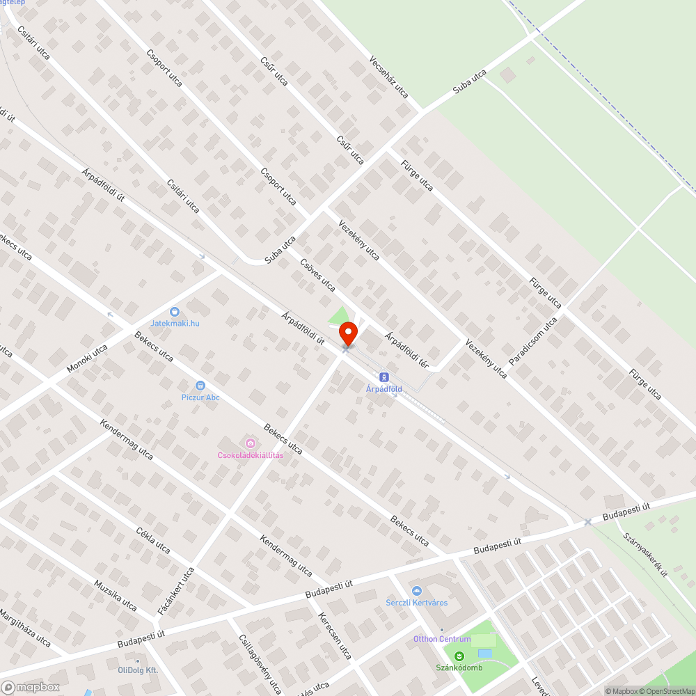 Kidőlt közlekedési tábla az Árpádföldi térnél bejelentés helye