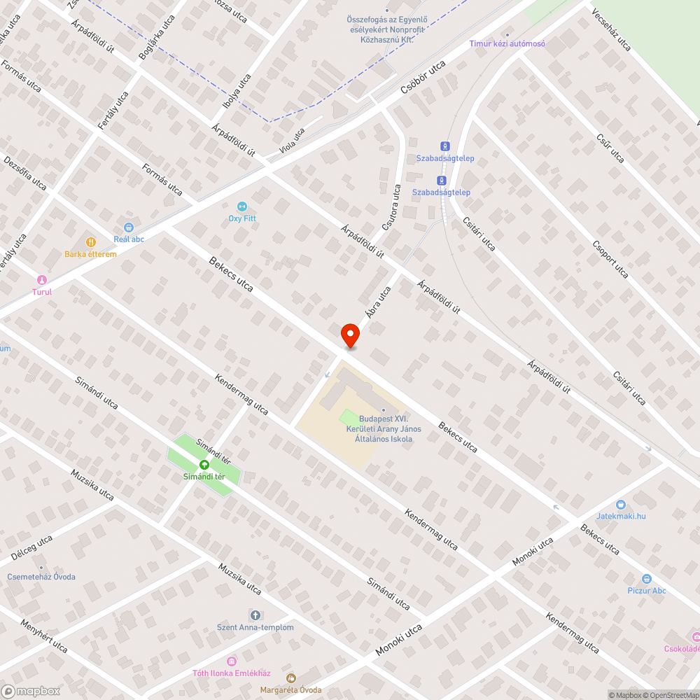 Elgörbített jelzőtábla bejelentés helye