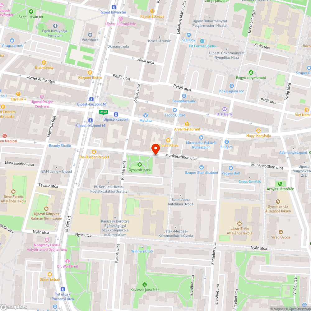 Volvo - Munkásotthon utca bejelentés helye