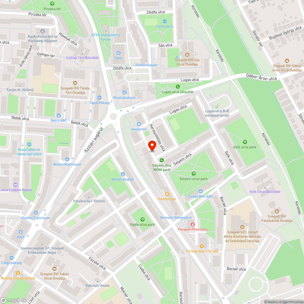 Defektes jármű bejelentés helye