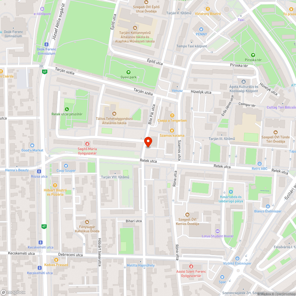 Törött kuka bejelentés helye