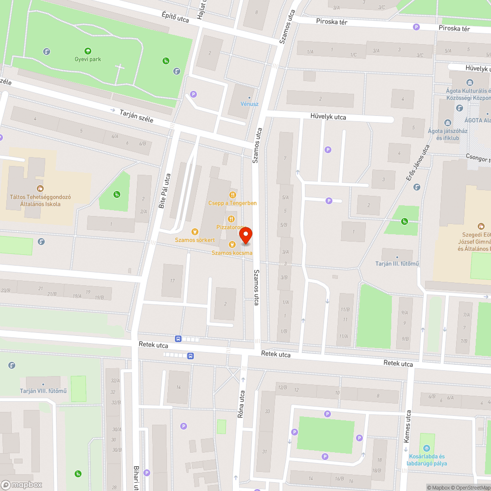 Törött kuka bejelentés helye