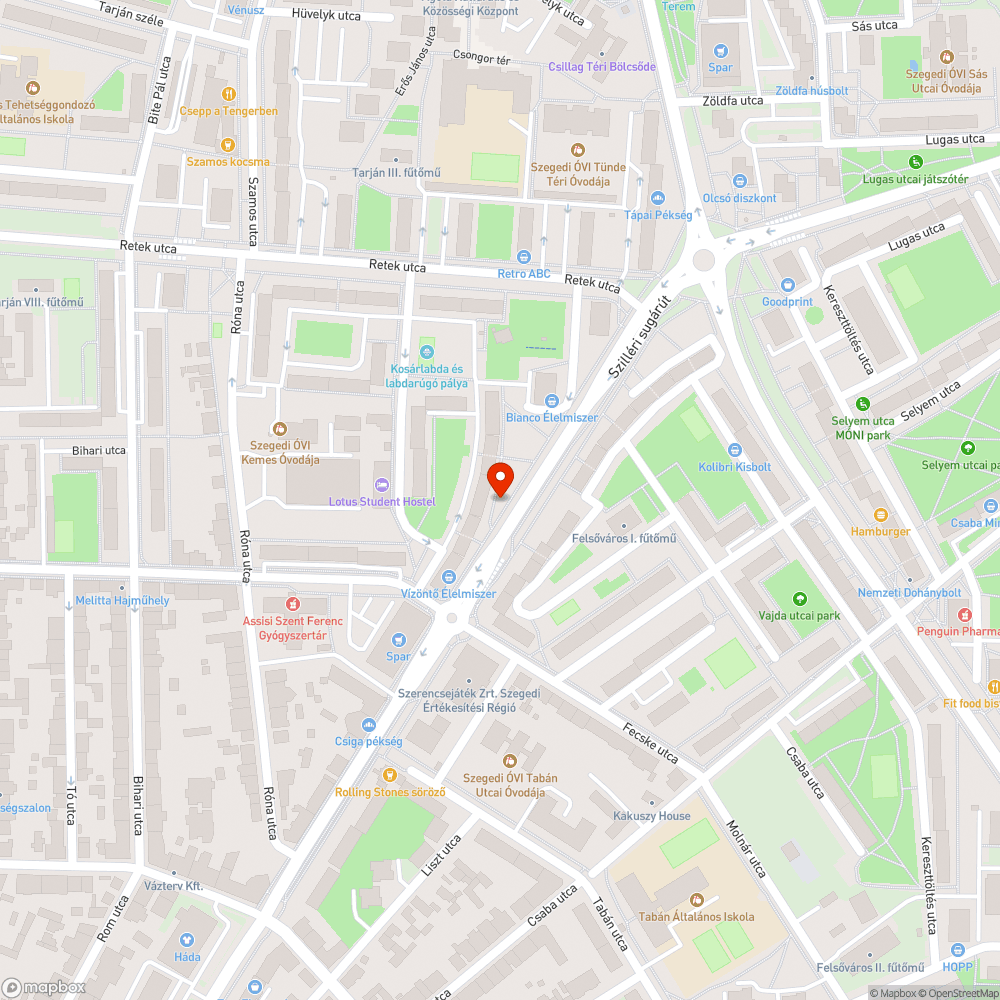 Törött kuka bejelentés helye