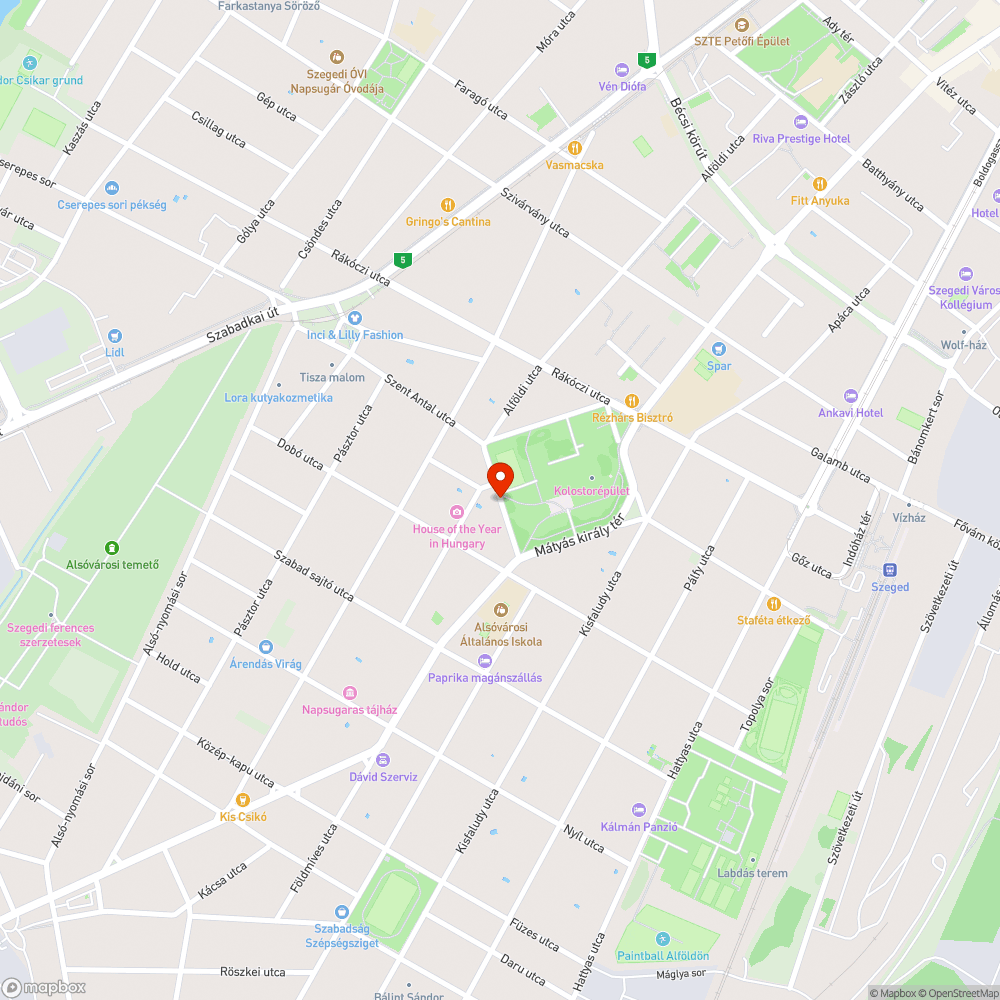 Kátyúk és felgyűrődött útburkolatok bejelentés helye