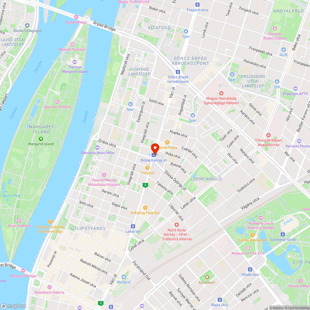 Szálló por Dózsa György út metróállomás bejelentés helye