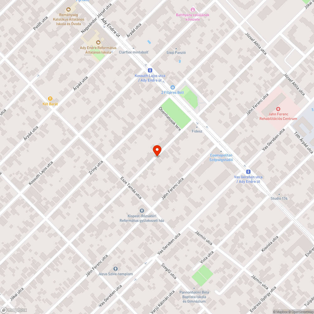 Törött autó bejelentés helye