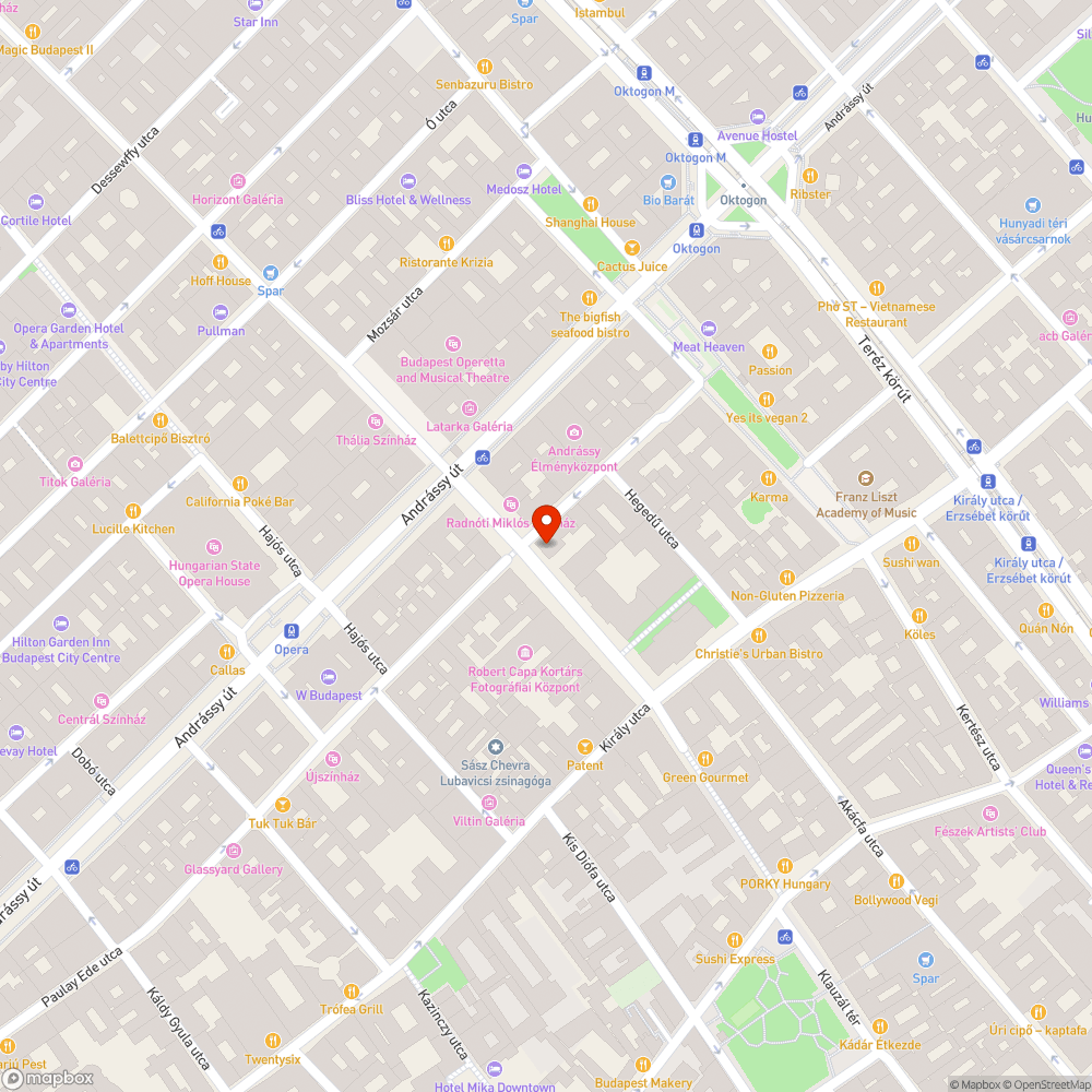 Méltatlan pesti broadway bejelentés helye