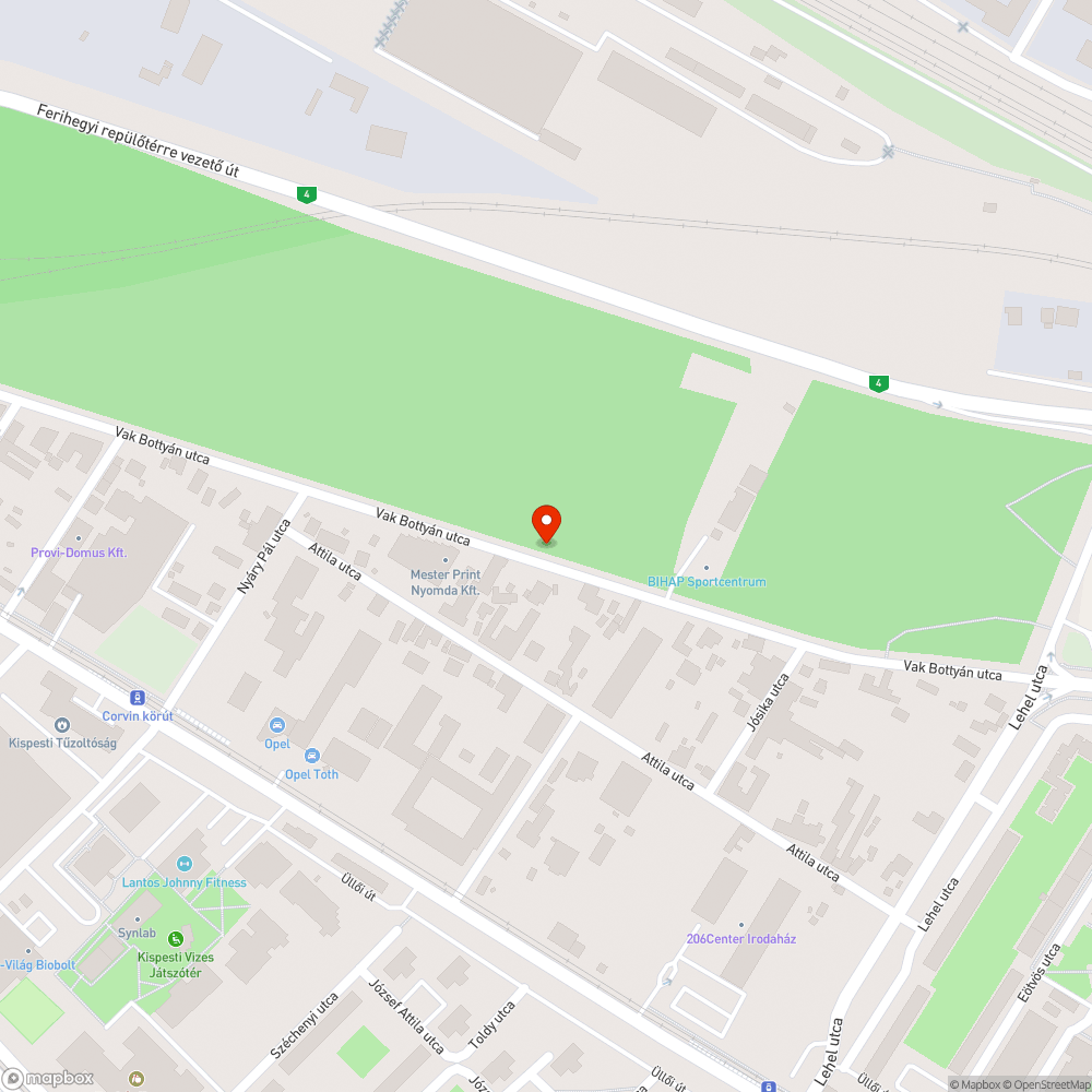 Fasiszta graffitik a távhővezetéken 2. bejelentés helye