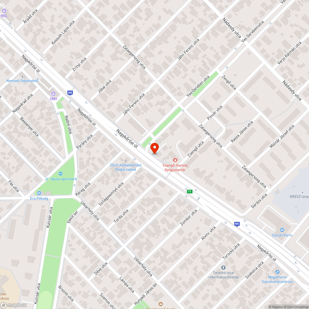 Koszos kopott ülőke bejelentés helye