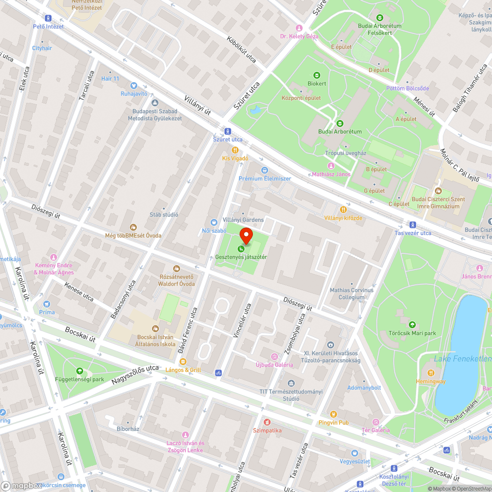 Játszótéri focipálya burkolatsérülés, balesetveszély bejelentés helye