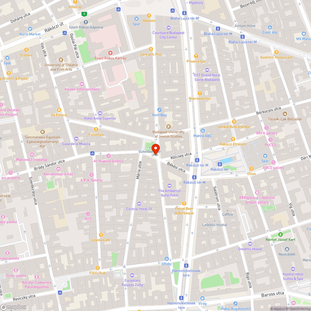 Útburkolat bejelentés helye