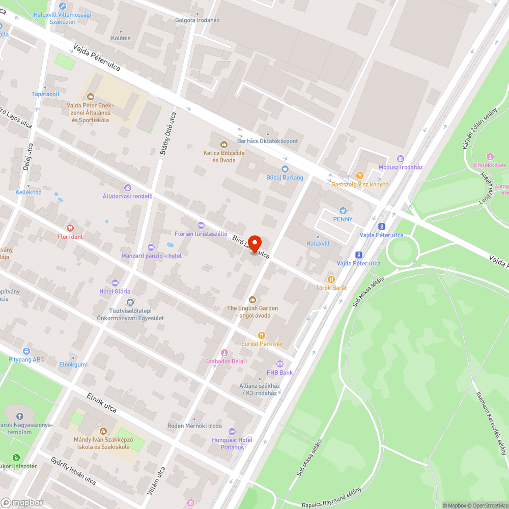 Roncsautók és területfoglalás bejelentés helye