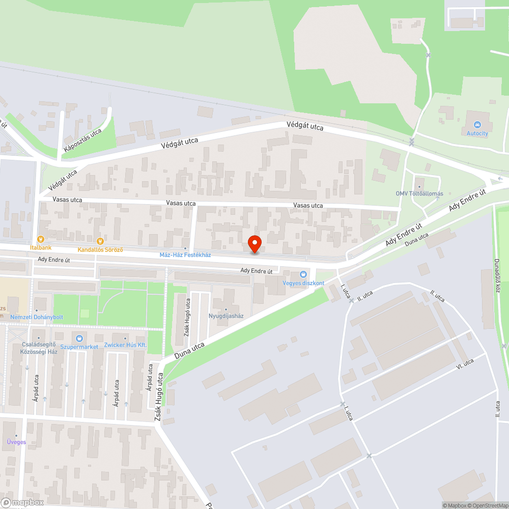 Kidőlni készülő parkolási tábla Csepelen, főútvonalon bejelentés helye